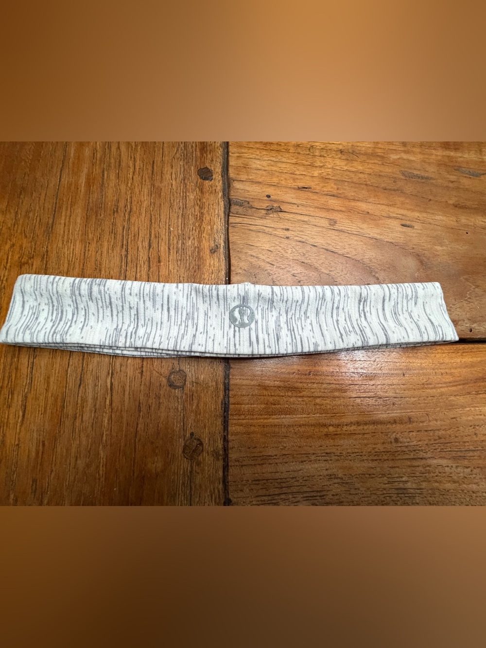 Lululemon White/ Gray 1.5” Headband